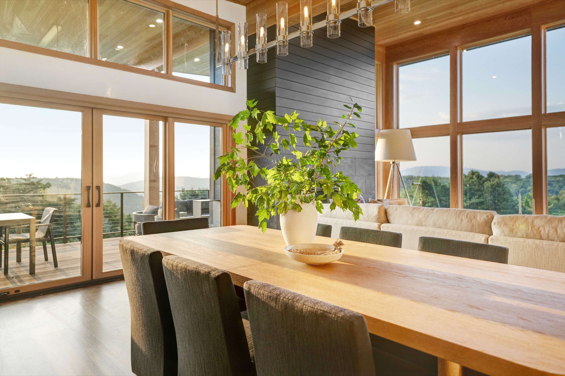 The tasting room interior