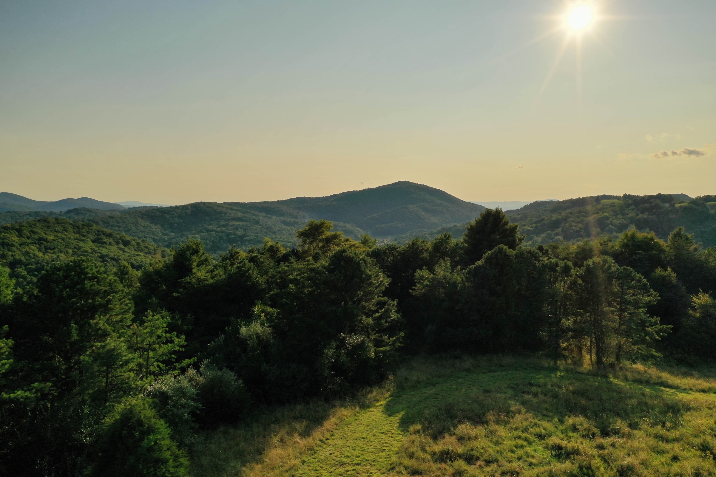 Golden-hour ridgelines