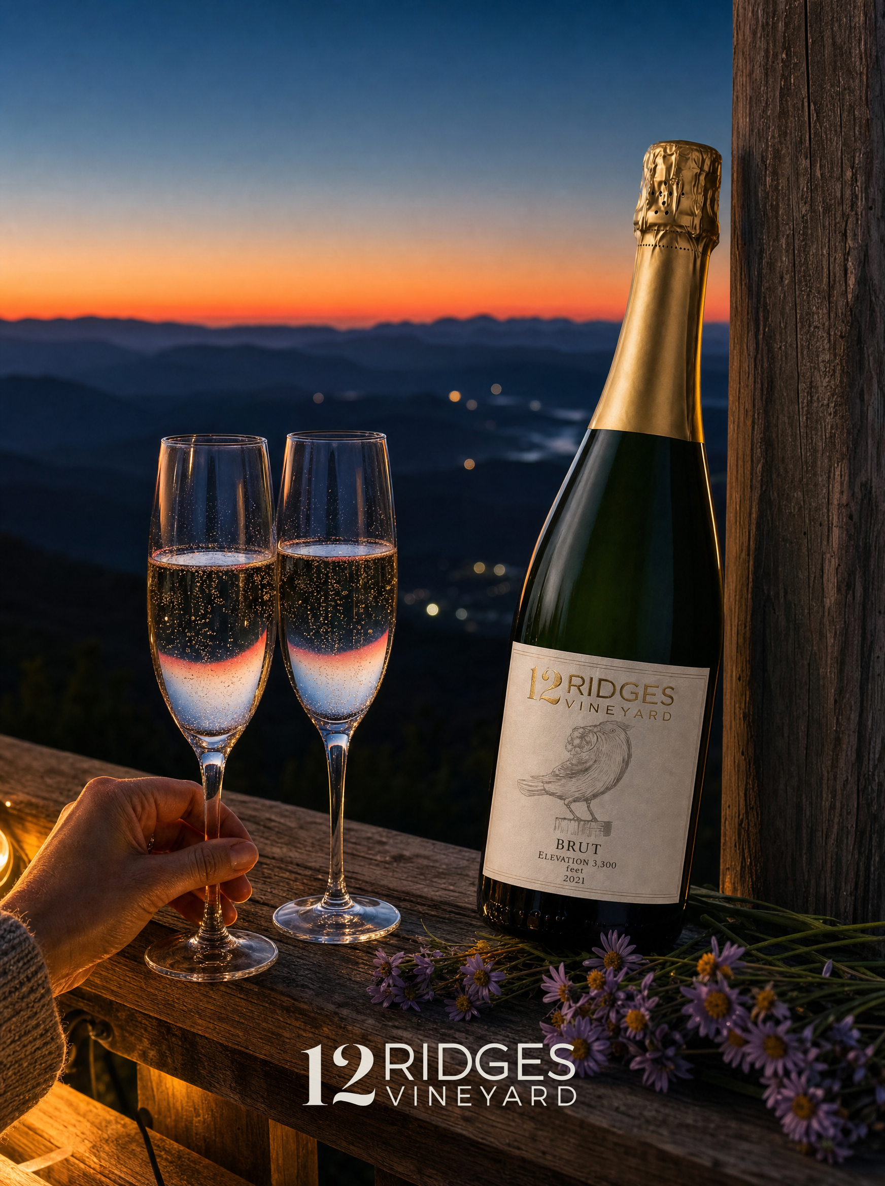 Brut on the terrace
